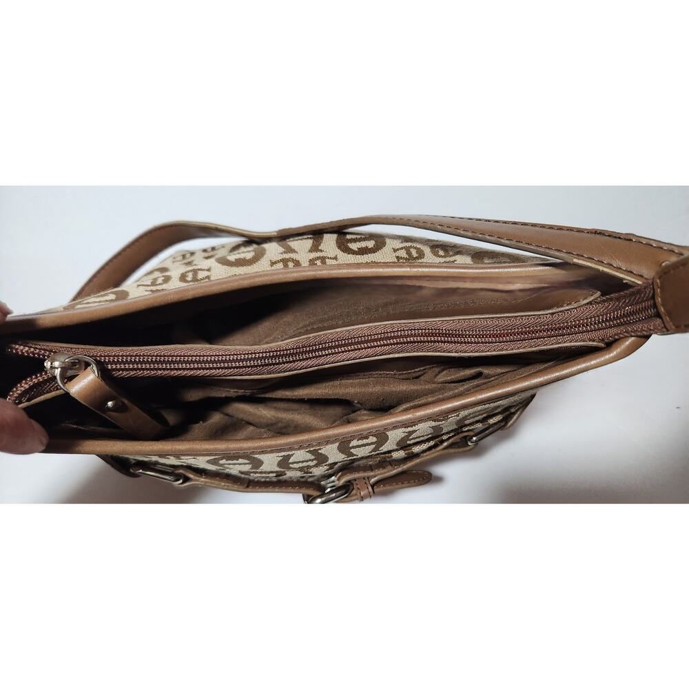 Vintage Etienne Aigner Canvas/Leather Monogram Logo Purse - Picture 3 of 7
